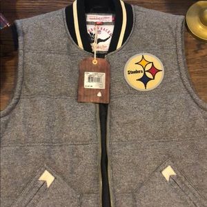 Pittsburgh Steelers Mitchell and Ness Vintage Vest